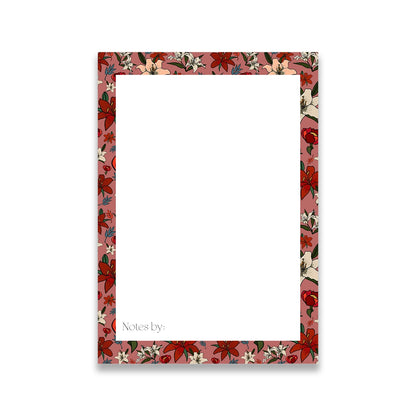 Pink Lillies Jot Notepad
