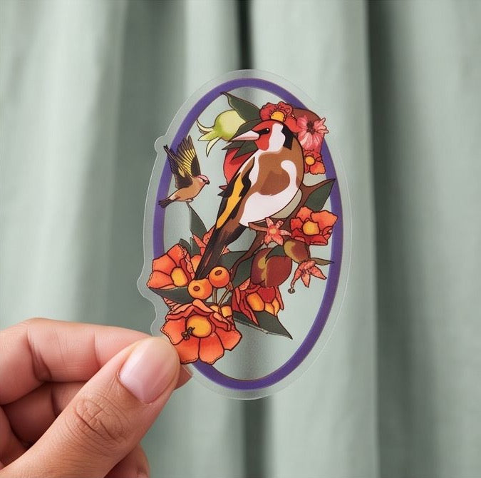Goldfinch bird sticker